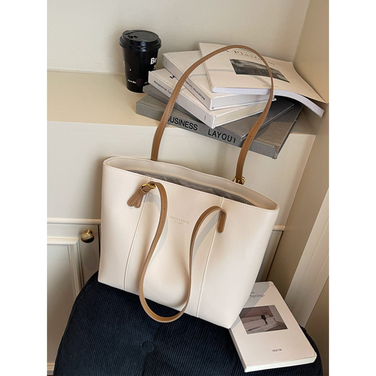 Professional Structured Tote Bag LoungeYard — product view 5