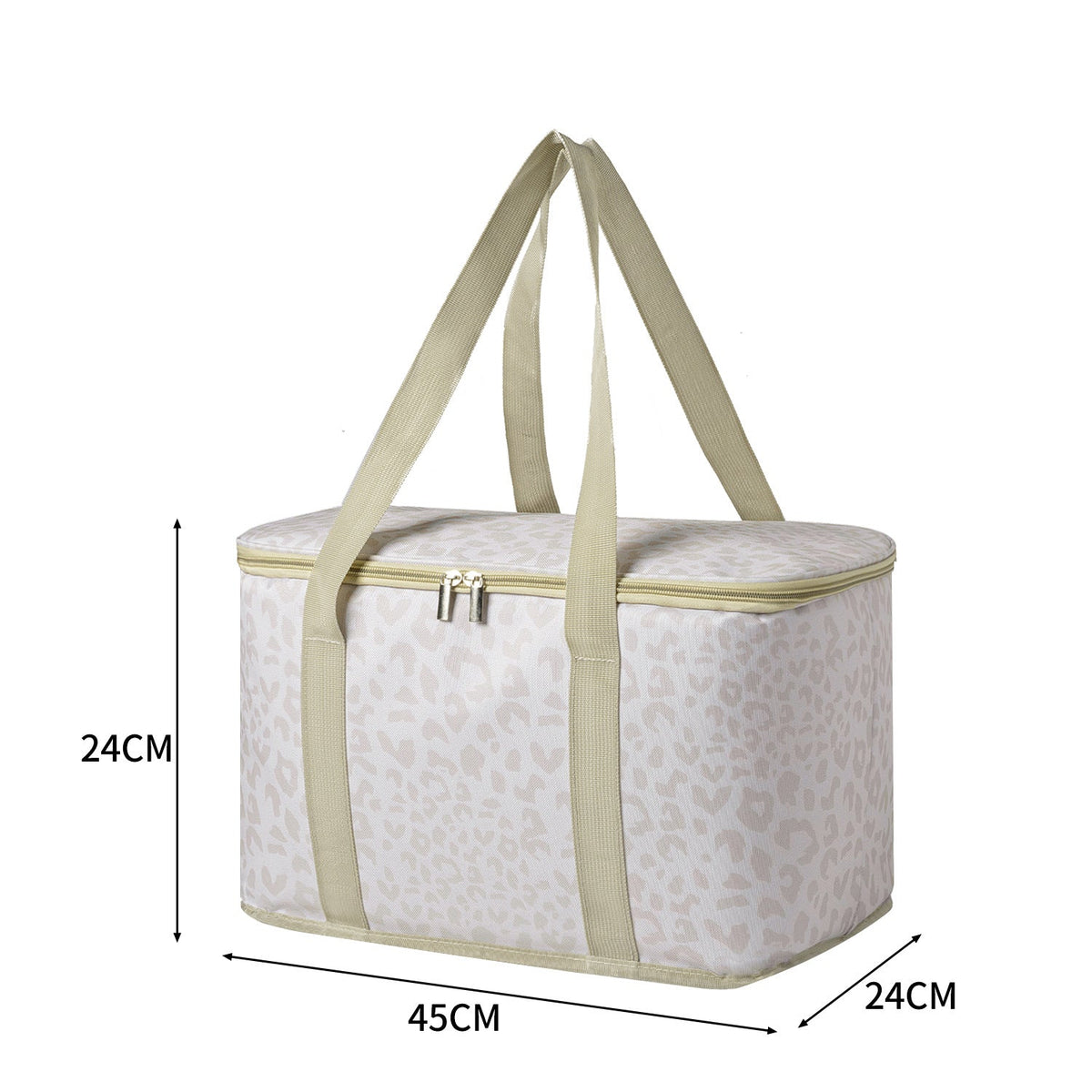 Unisex cooler bag with insulated interior and sturdy handles LoungeYard — product view 2