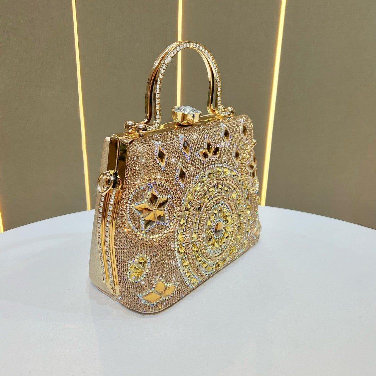 Crystal Embellished Evening Clutch — product view 2