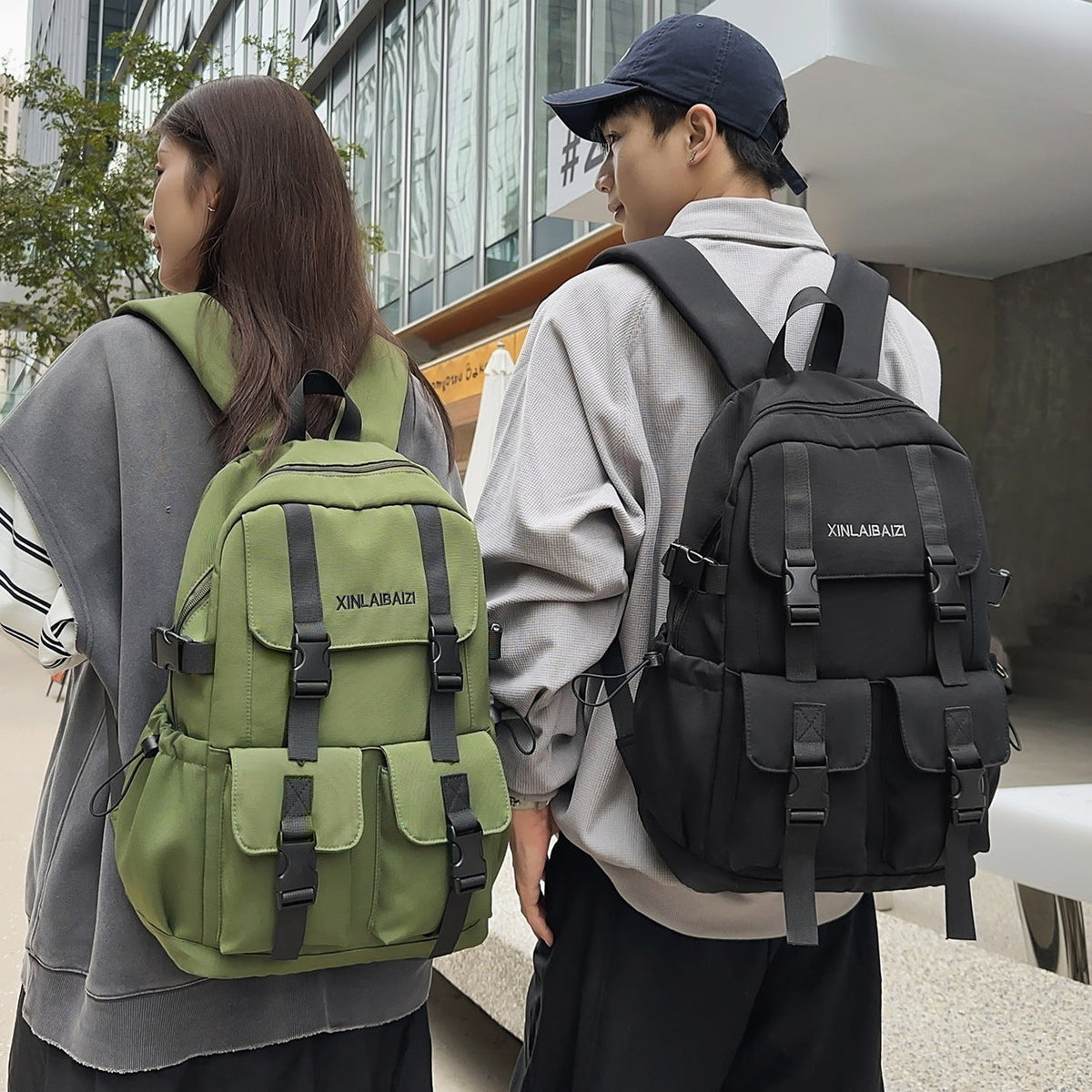 Multi-Pocket Versatile Travel Backpack LoungeYard — product view 2