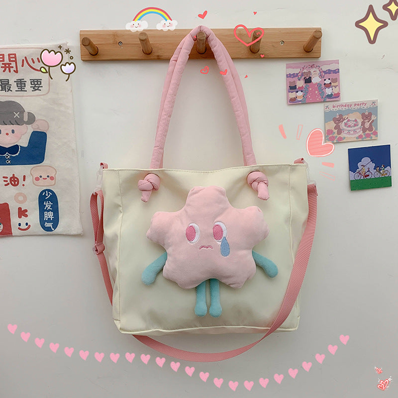 Cute Plush Character Tote Bag — product view 2