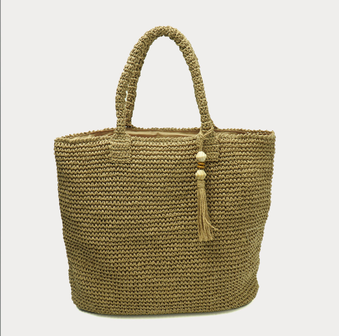 Macramé bag with tassel details LoungeYard — product view 6
