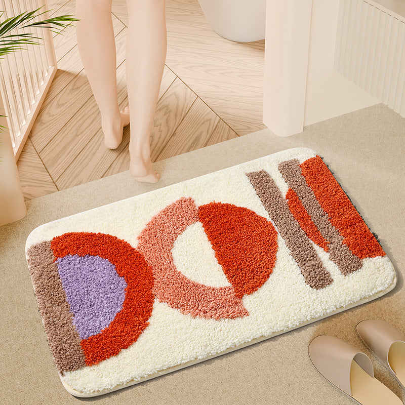 Plush Decorative Bath Mat Bowlift — product view 6