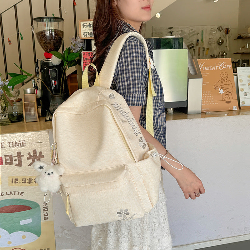 Casual Lightweight Cotton Backpack LoungeYard — product view 2