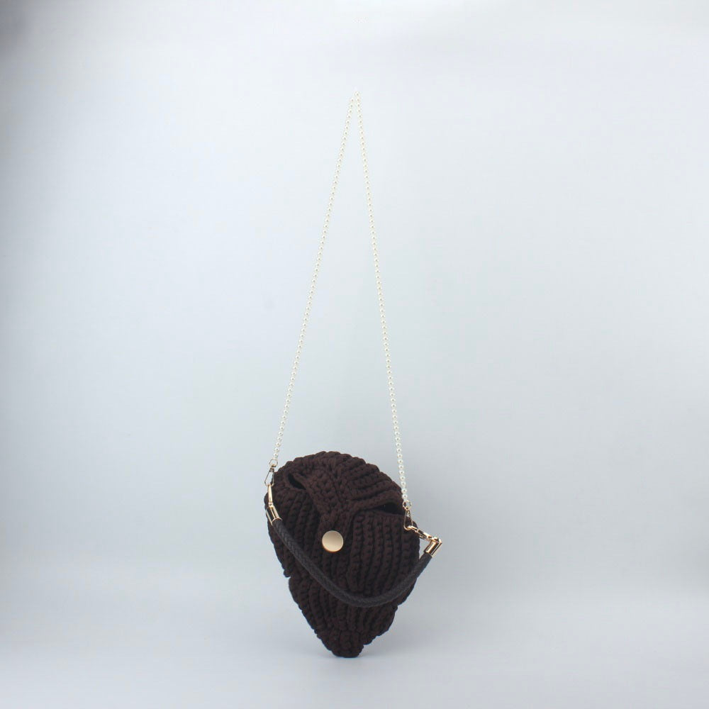 Handbag Made of High-Quality Macrame with Elegant Closure LoungeYard — product view 3