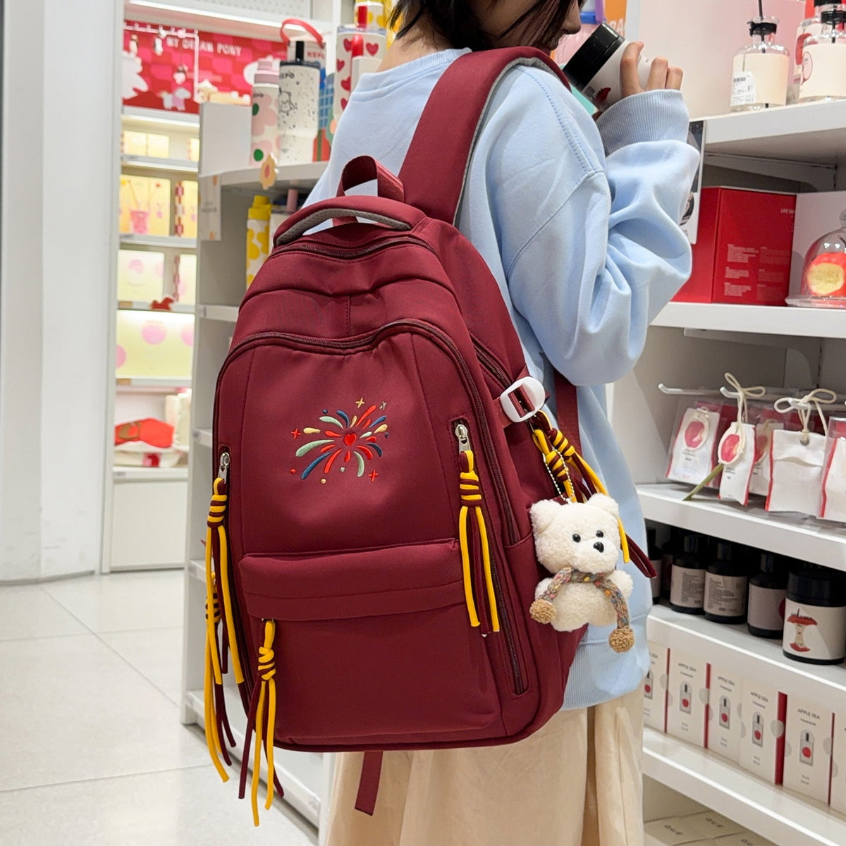 Fun Graphic Backpack LoungeYard — product view 2