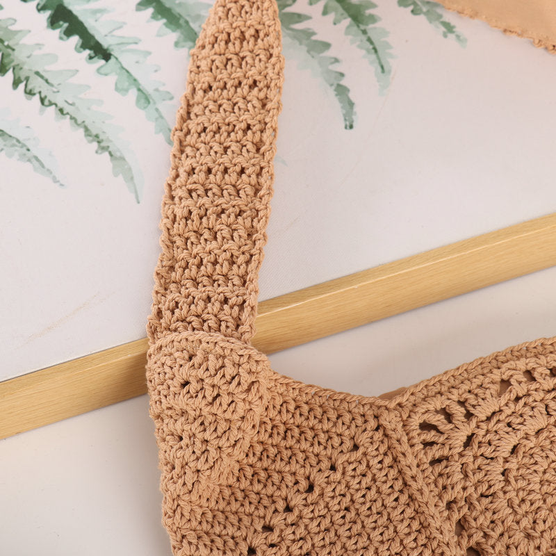 Handcrafted Macrame Shoulder Bag LoungeYard — product view 2