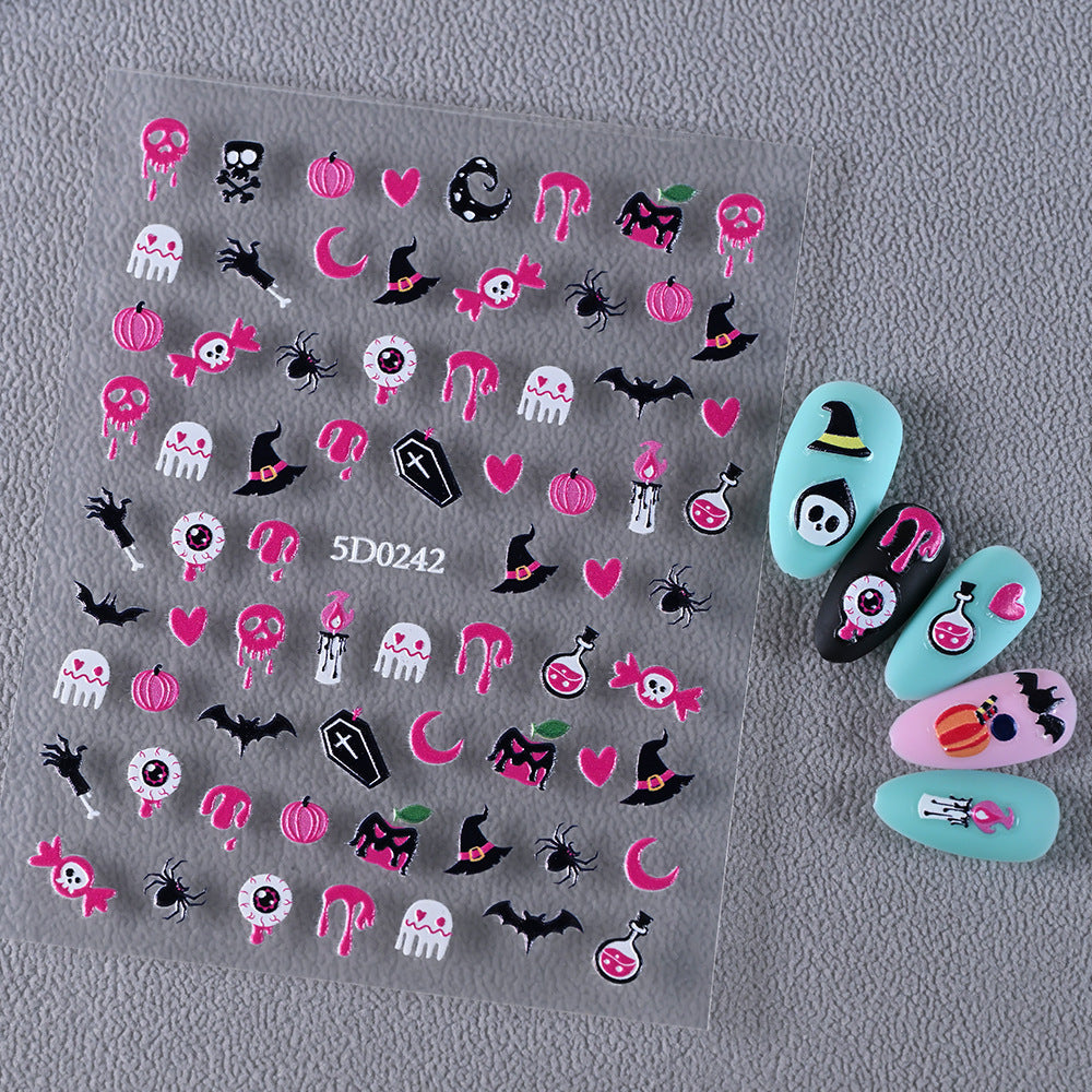 Halloween-Themed Nail Art Sticker Set — product view 6