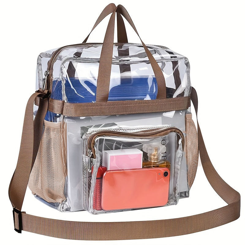 Transparent Handbag with Textured Design LoungeYard — product view 6