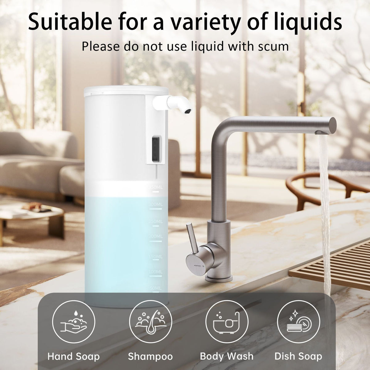 Automatic Touchless Foam Soap Dispenser LoungeYard — product view 4