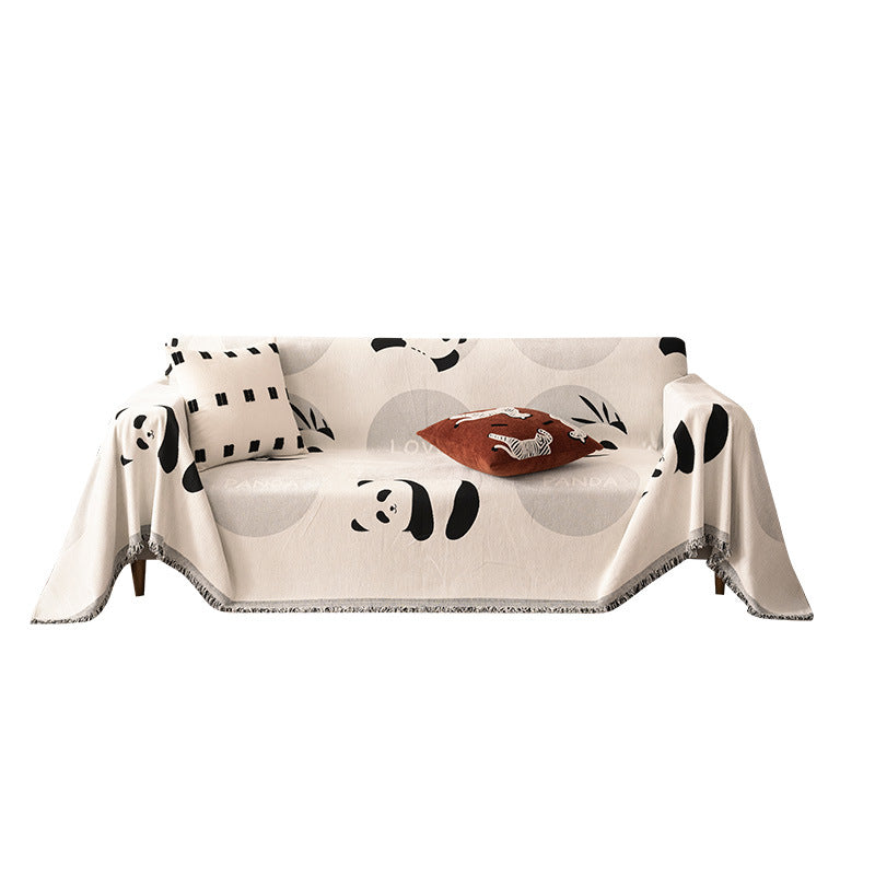 Artistic Geometric Pattern Throw Blanket — product view 2