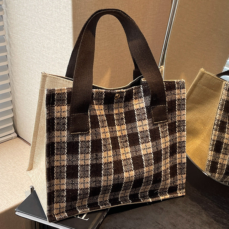 Checked Tote Bag — product view 6