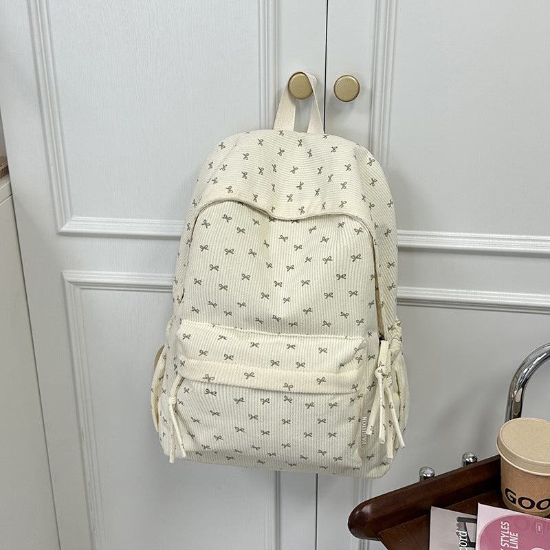 Playful Corduroy Backpack LoungeYard — product view 3