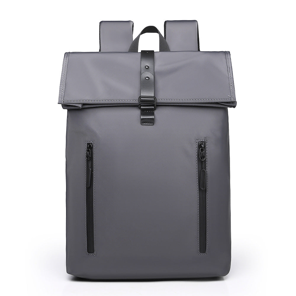 Stylish Waterproof Roll-Top Backpack LoungeYard — product view 4