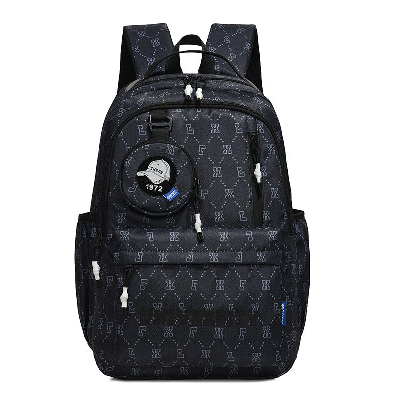 Multifunctional Geometric Patterned Backpack LoungeYard — product view 5