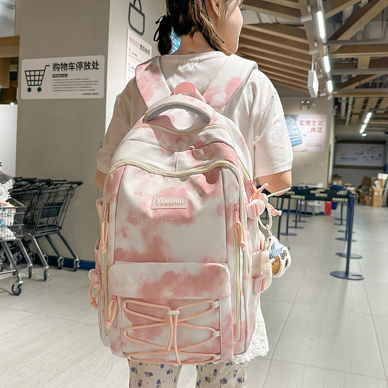 Multifunctional Tie-Dye Backpack LoungeYard — product view 3