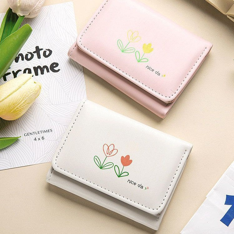 Decorative Floral Print Wallet LoungeYard — product view 1