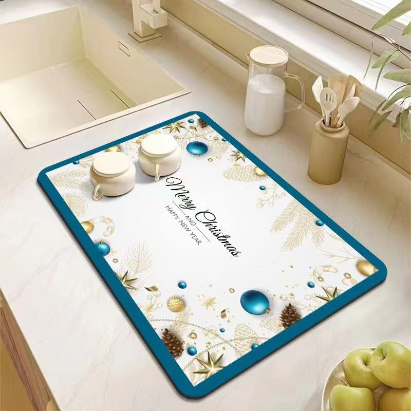 Floral Patterns Kitchen Mat Bowlift — product view 3