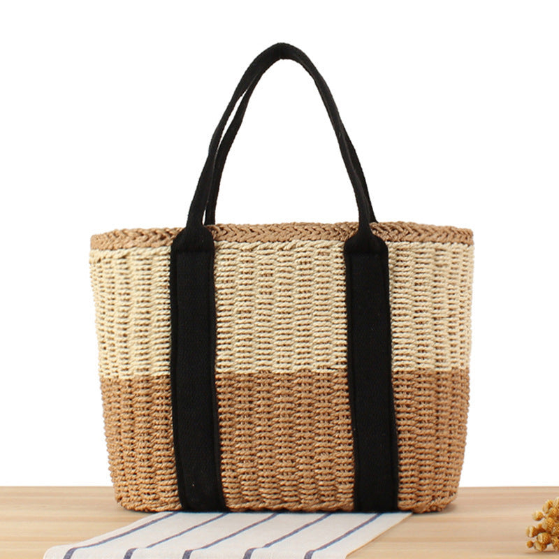 Stylish Braided Tote Bag LoungeYard — product view 6
