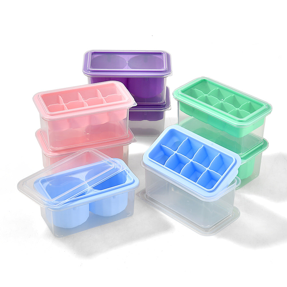 Silicone Ice Cube Tray with Practical Lid LoungeYard — product view 5