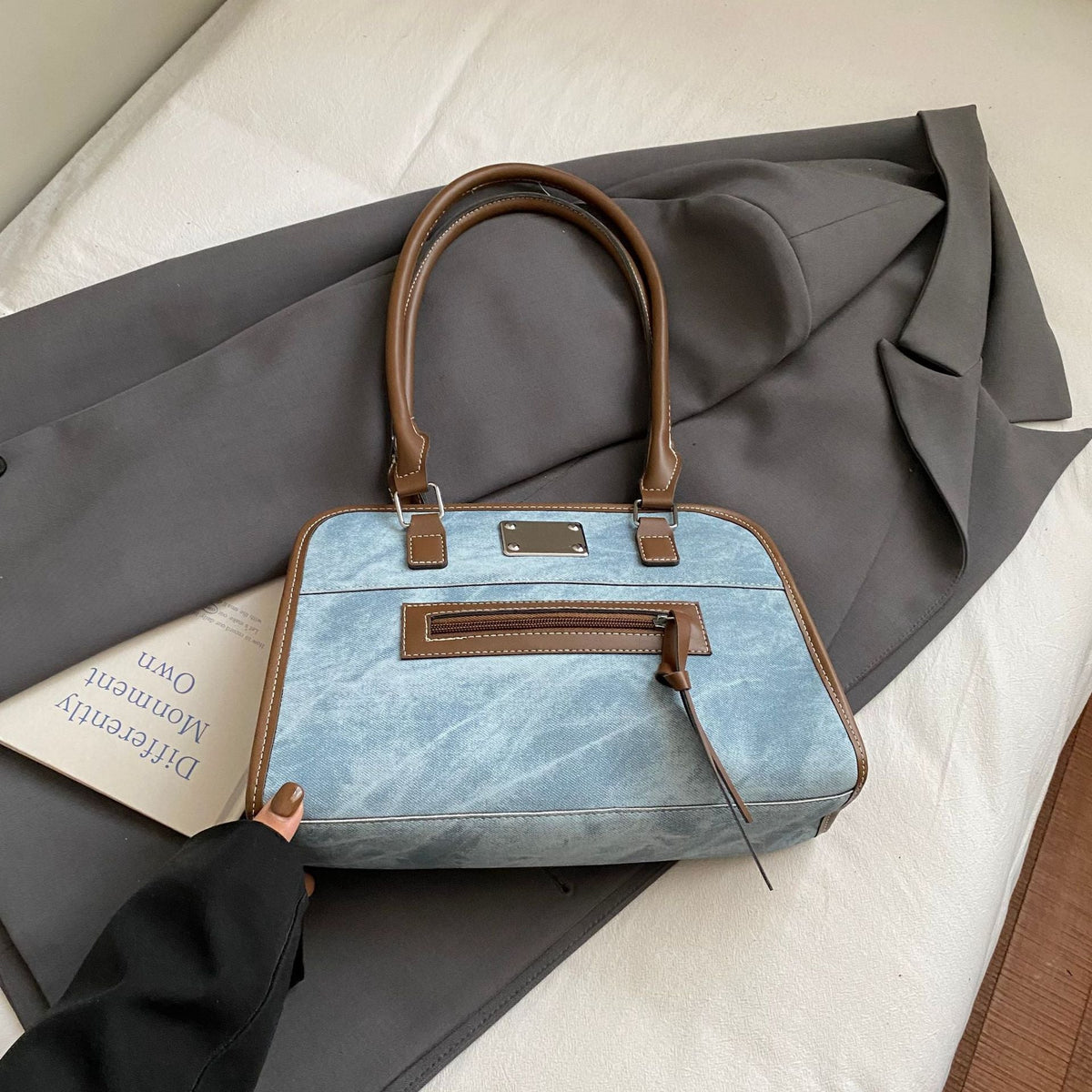 Cute Plush Teddy Bear Charm Handbag — product view 7