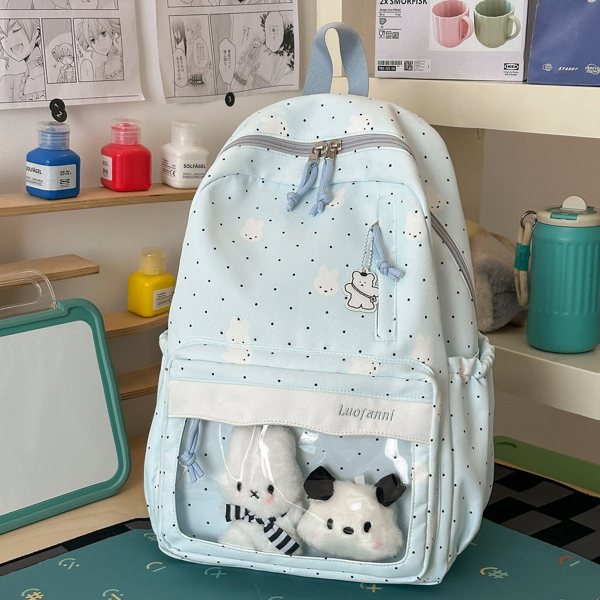 Cute Illustrated Graphic Backpack LoungeYard — product view 7