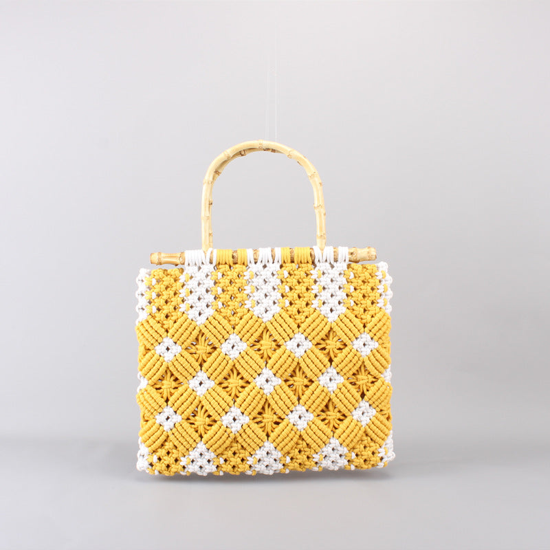 Handmade Straw Bag LoungeYard — product view 1