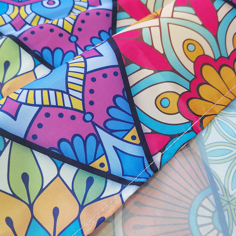 multifunctional beach towel with creative turtle design LoungeYard — product view 2