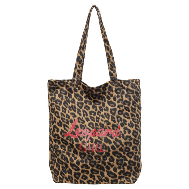 Stylish Leopard Print Tote Bag LoungeYard — product view 7