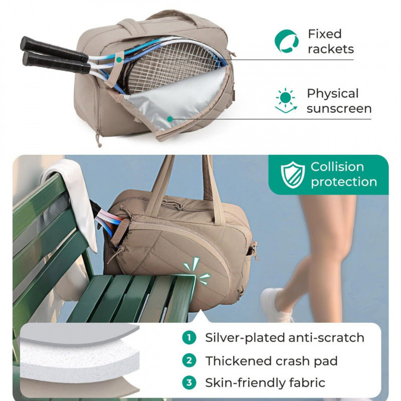 Versatile Tennis Equipment Carry Tote LoungeYard — product view 4