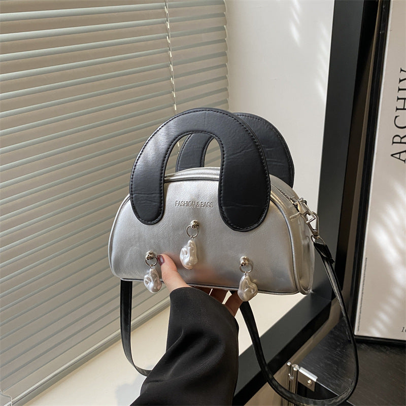 Elegant Pearl-Embellished Handbag — product view 6