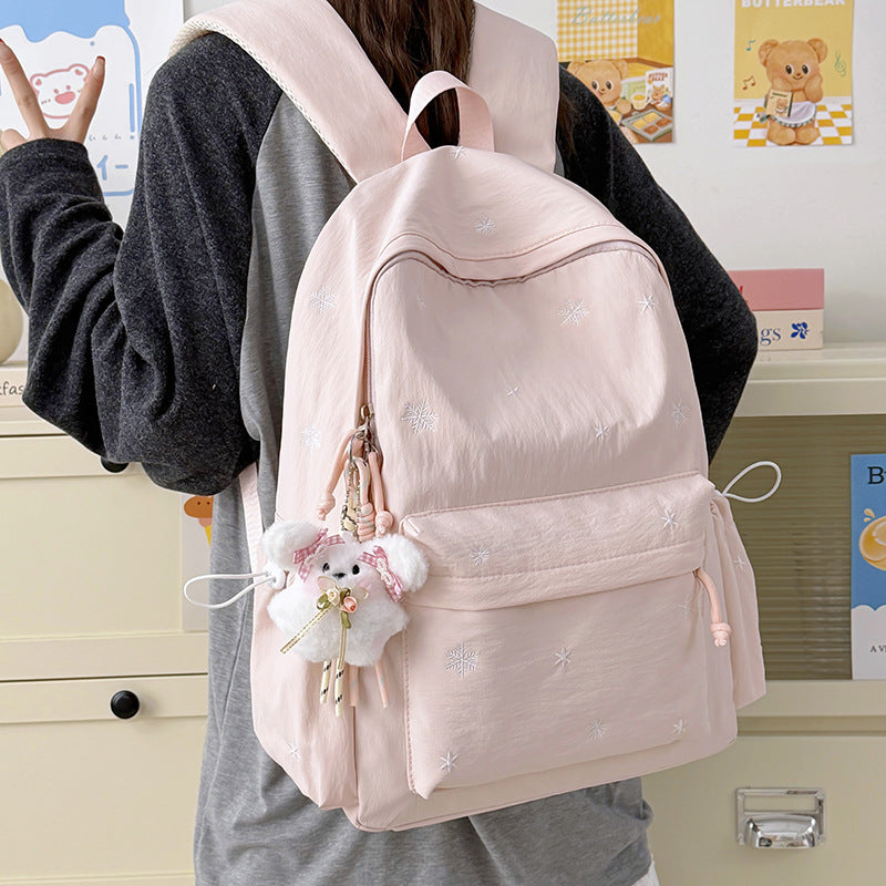 Cute Embroidered Backpack LoungeYard — product view 4