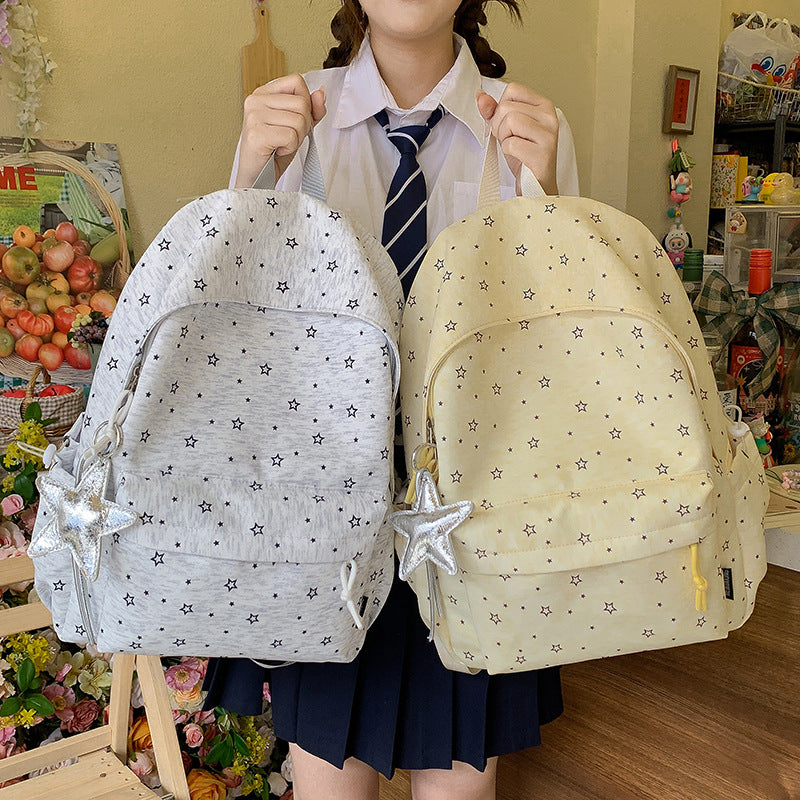 Star-Embellished Casual Daypack LoungeYard — product view 4