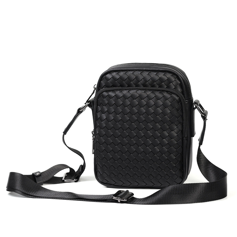 Practical Crossbody Bag with Woven Design LoungeYard — product view 4