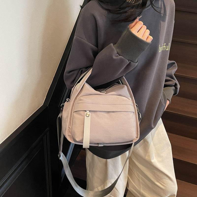 Versatile Multi-Pocket Satchel Bag LoungeYard — product view 4