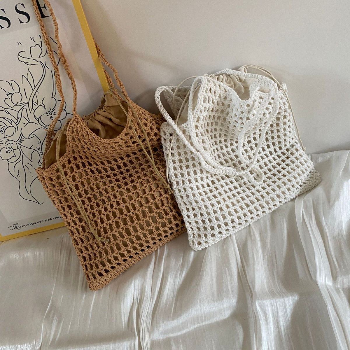 Braided Cotton Bag LoungeYard — product view 3