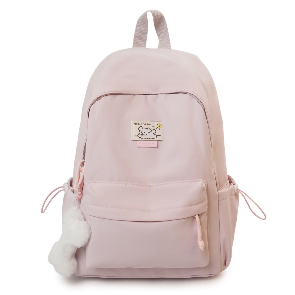 Cute Plush-Embellished Casual Backpack LoungeYard — product view 5