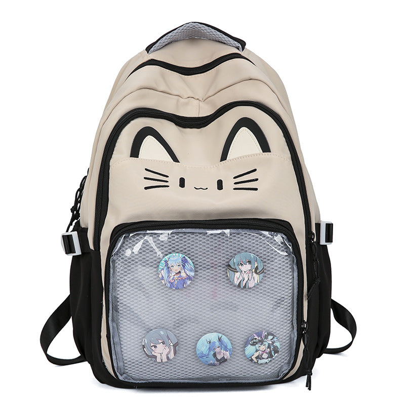 Cat-Ear Design Backpack LoungeYard — product view 7