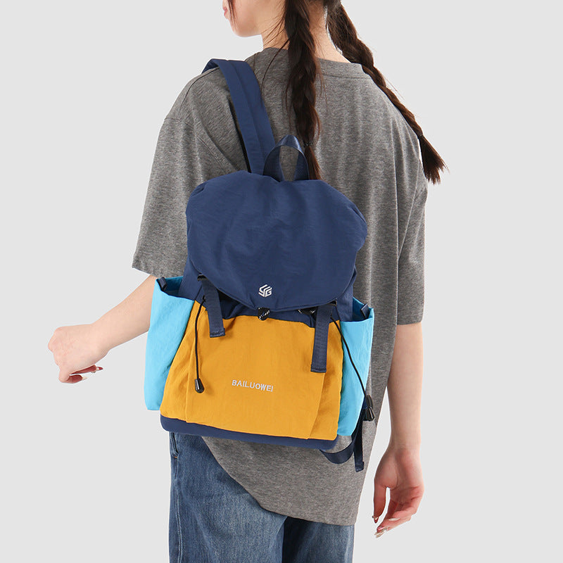 Multi-Pocket Casual Backpack with Adjustable Straps LoungeYard — product view 3
