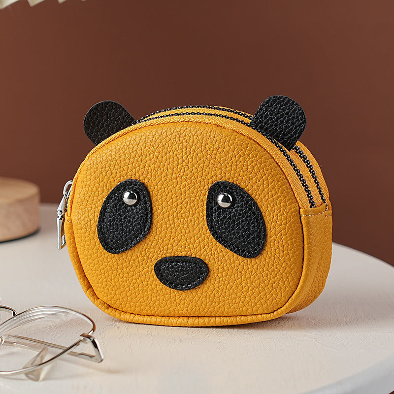 Cute Panda-Themed Zippered Coin Purse — product view 3