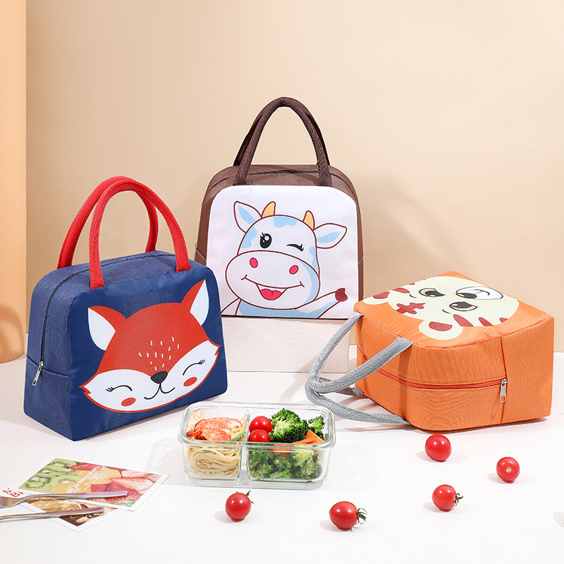 Cute Bunny-Themed Insulated Lunch Bag LoungeYard — product view 1