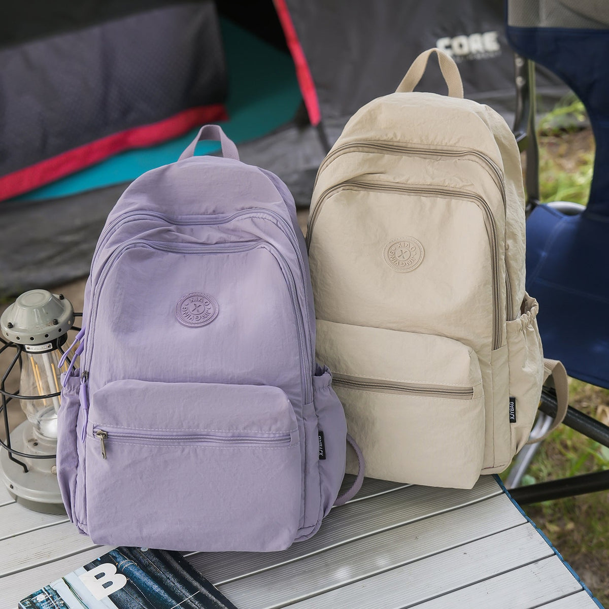 Lightweight Water-Resistant Travel Backpack LoungeYard — product view 1
