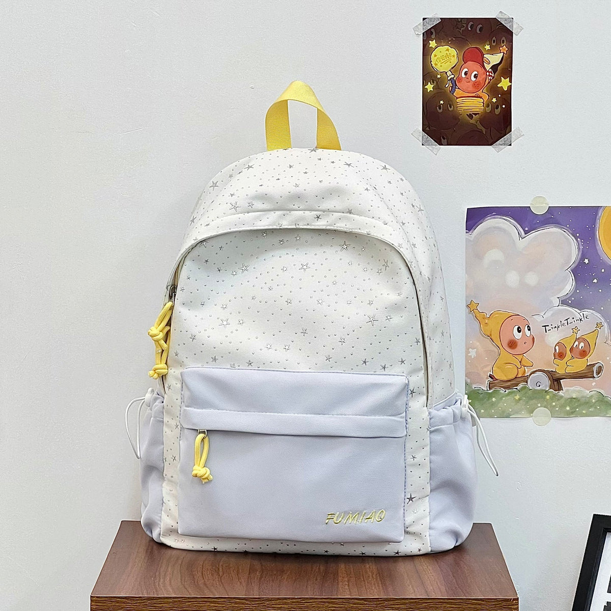 Multi-Purpose Star-Patterned Backpack LoungeYard — product view 7