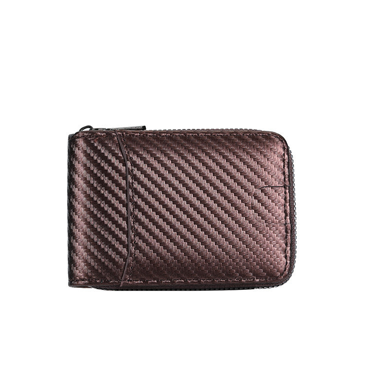 Carbon Fiber Zip-Around Wallet LoungeYard — product view 6