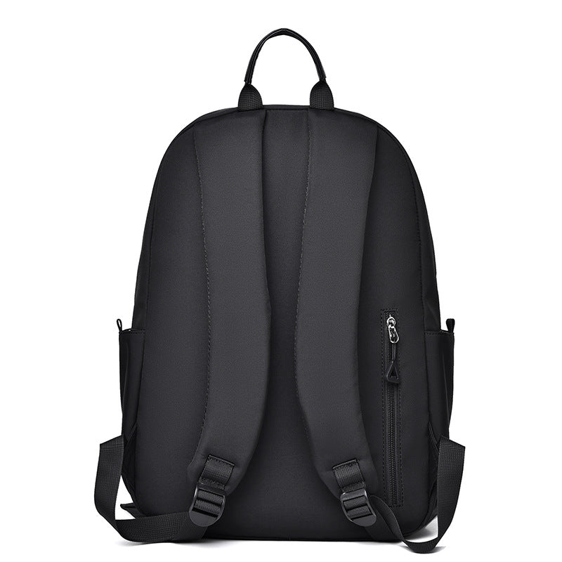 Urban leisure backpack with multifunctional zipper pockets LoungeYard — product view 3