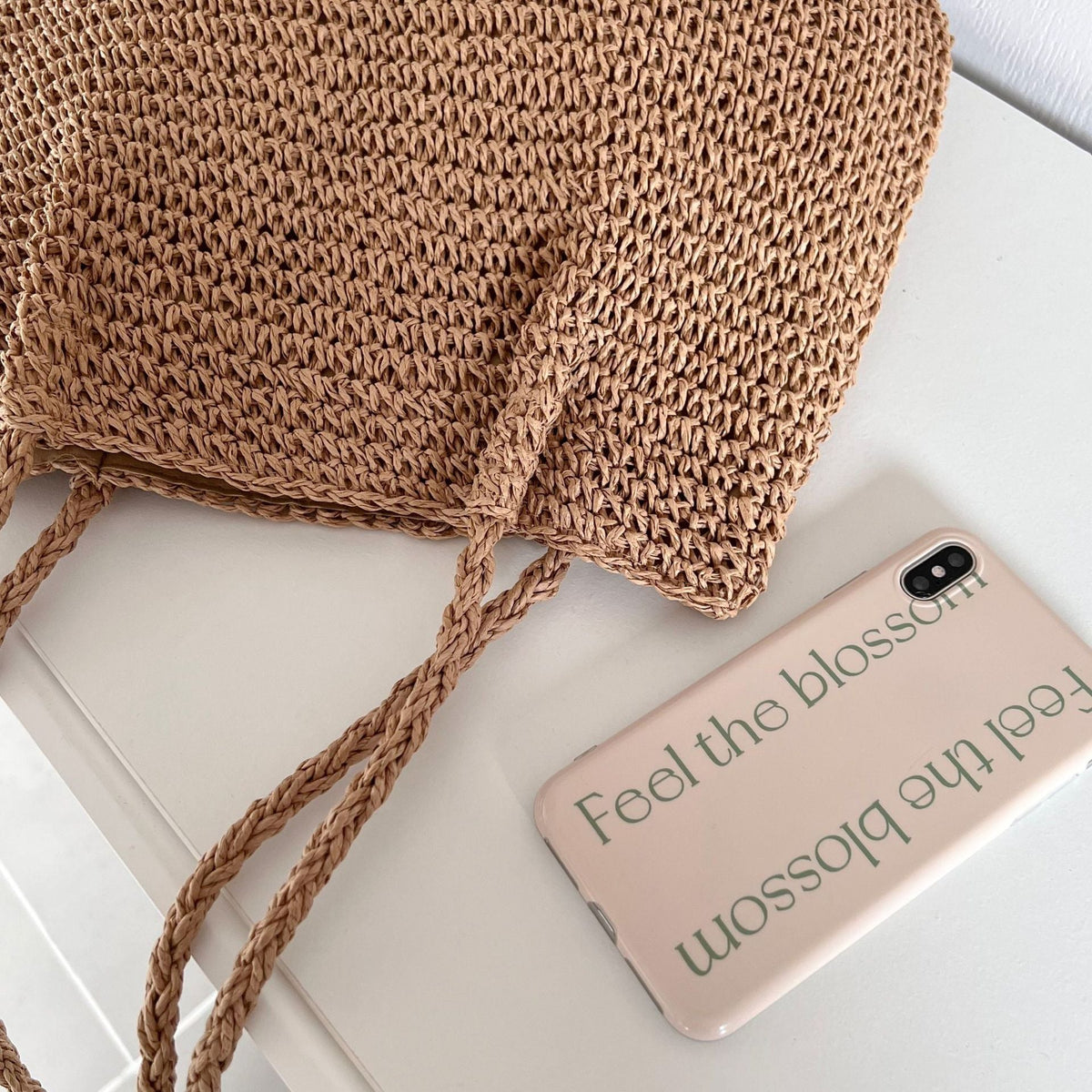 Elegant Bast bag with spacious interior LoungeYard — product view 4