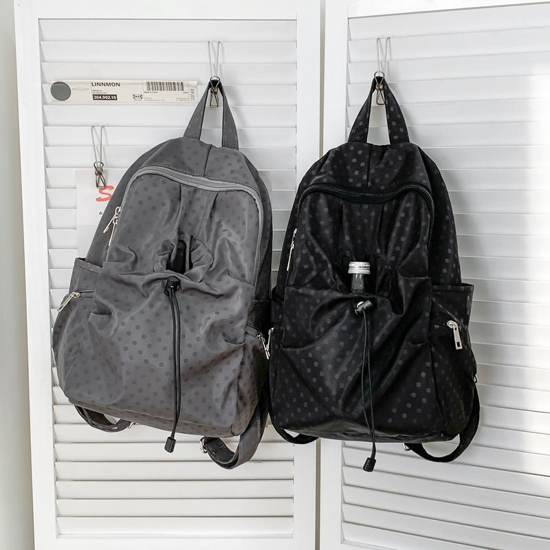 Leisure backpack with functional folding technique and multiple outer pockets LoungeYard — product view 1