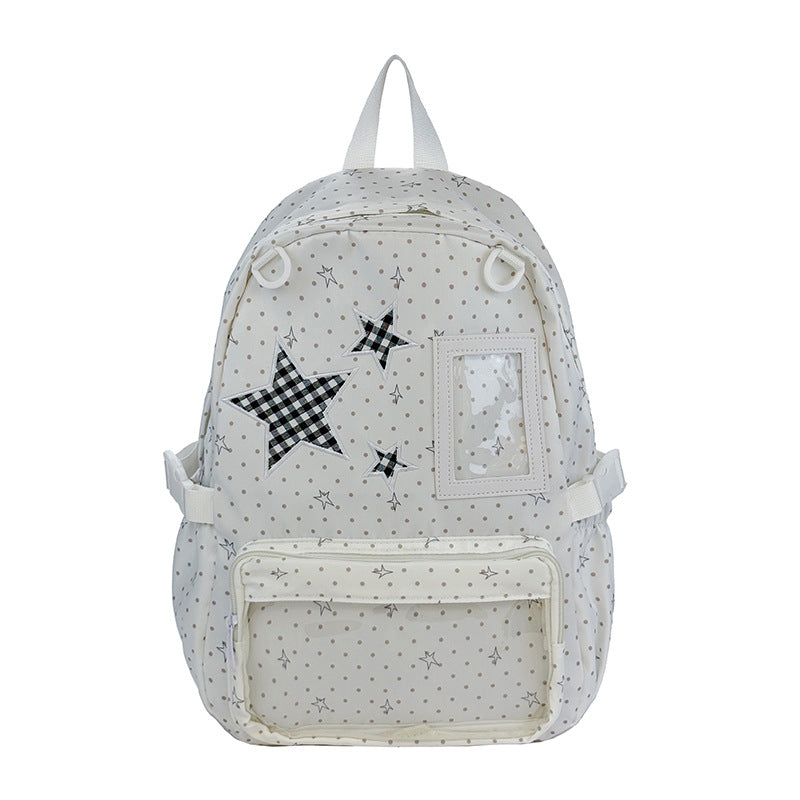 Fun and Stylish Star-Embellished Backpack LoungeYard — product view 5
