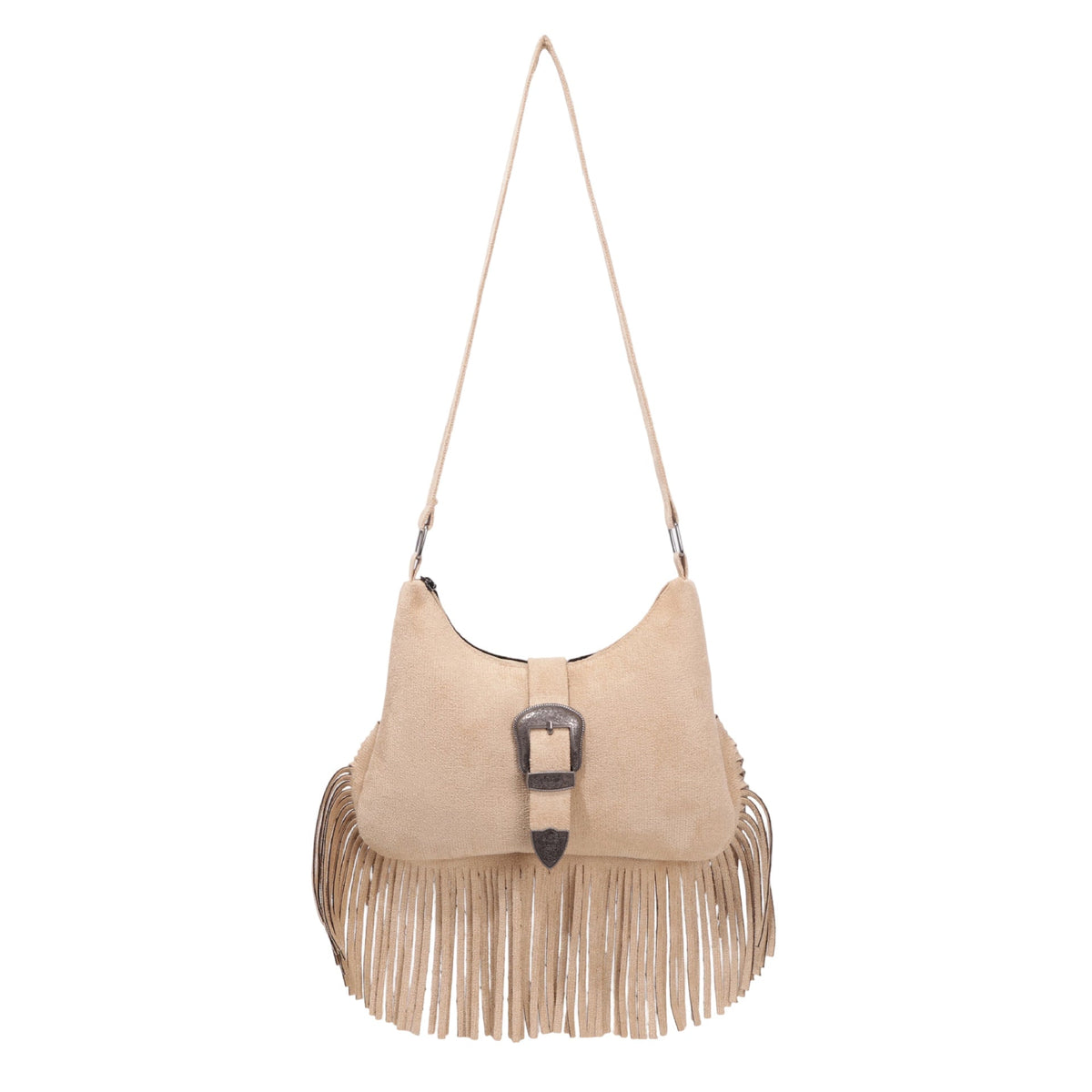 WoBohemian Fringe Hobo Bag LoungeYard — product view 4