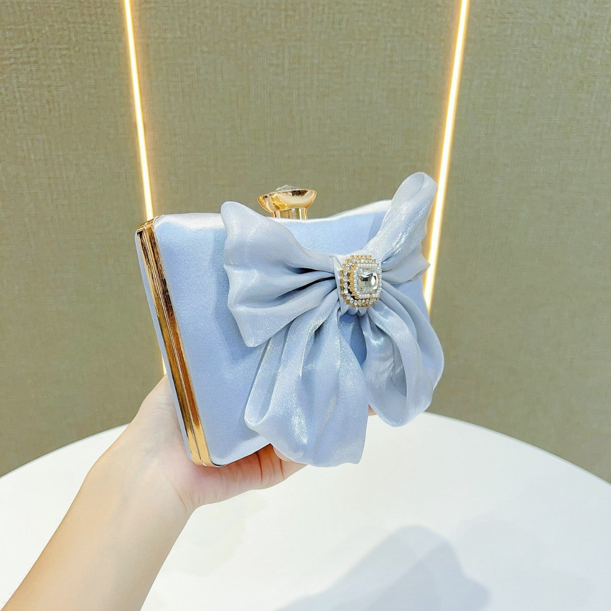 Elegant Satin Evening Clutch — product view 4